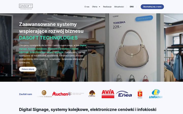 Screenshot of dasoft.com.pl