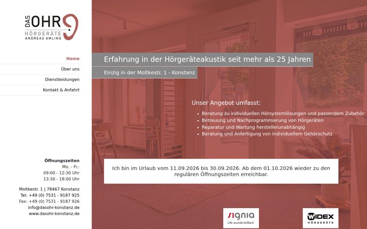 Screenshot of dasohr-konstanz.de
