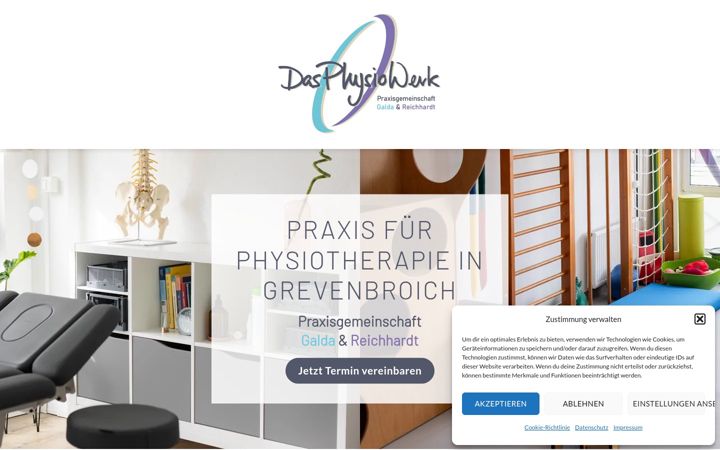 Screenshot of dasphysiowerk.de