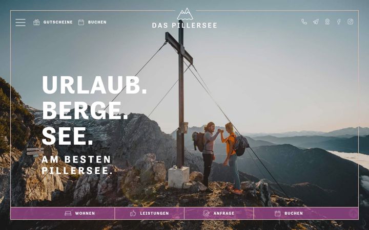 Skärmbild av daspillersee.at