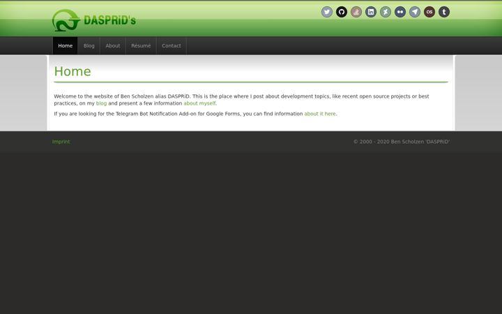 Screenshot of dasprids.de