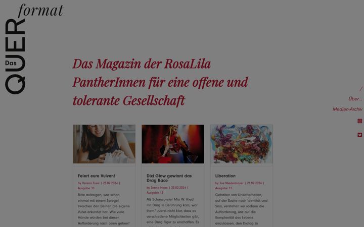 Screenshot of dasquerform.at