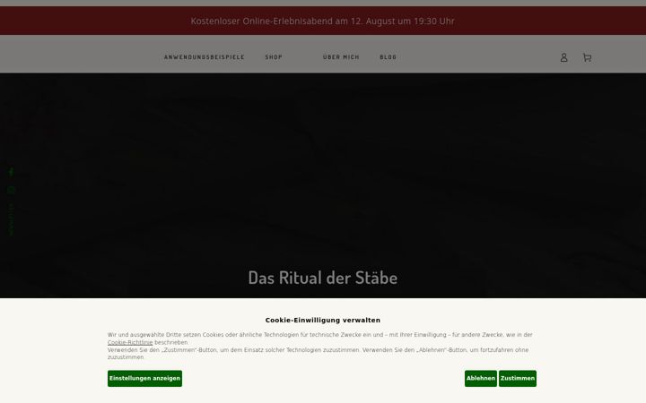 Screenshot of dasritualderstaebe.de