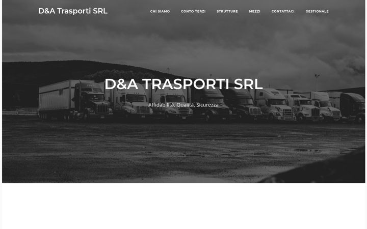 Screenshot of dasrltrasporti.it