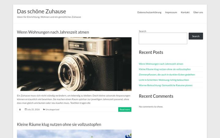 Screenshot of dasschonezuhause.de