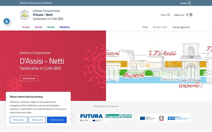 Screenshot of dassisinetti.edu.it