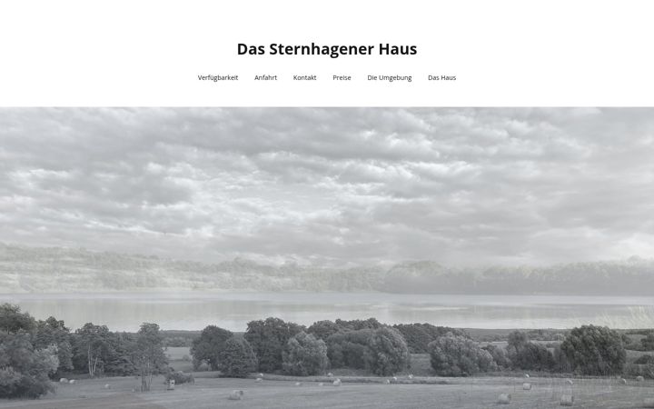 Screenshot of dassternhagenerhaus.de
