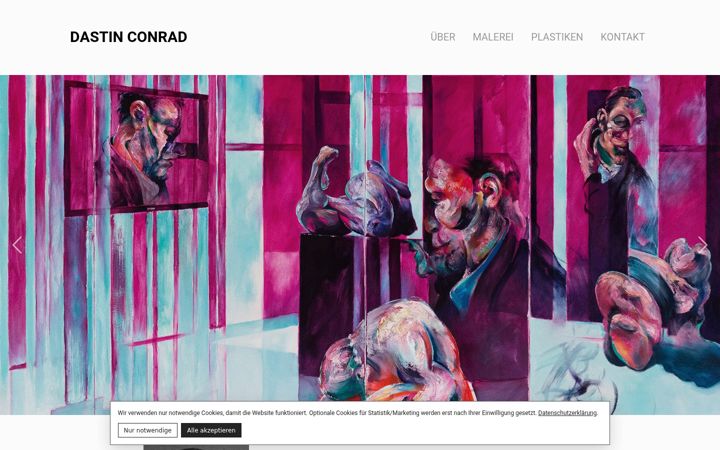 Screenshot of dastinconrad.de