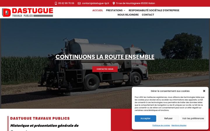 Zrzut ekranu dastugue-tp65.fr