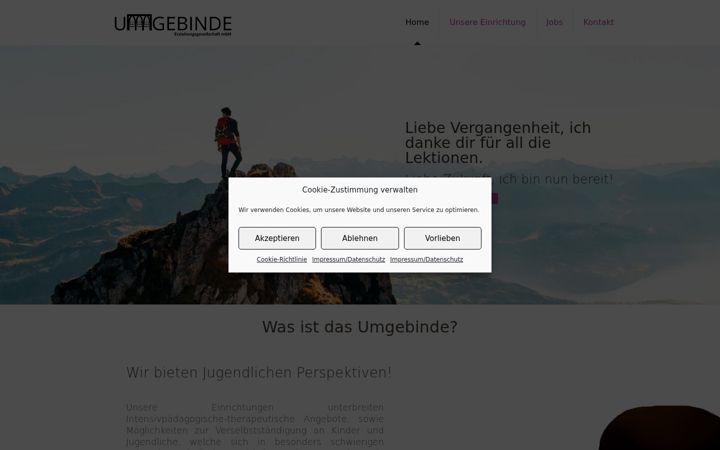 Screenshot of dasumgebinde.de