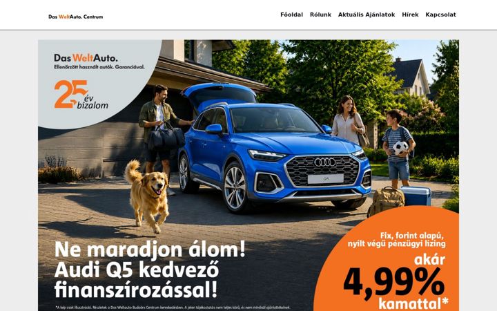 Zrzut ekranu dasweltautocentrum.hu