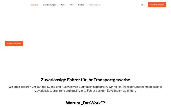 Screenshot of daswork.de