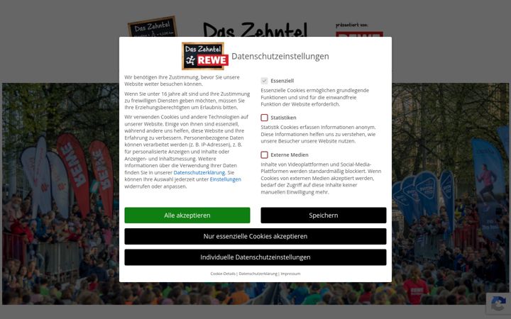 Screenshot of daszehntel.de