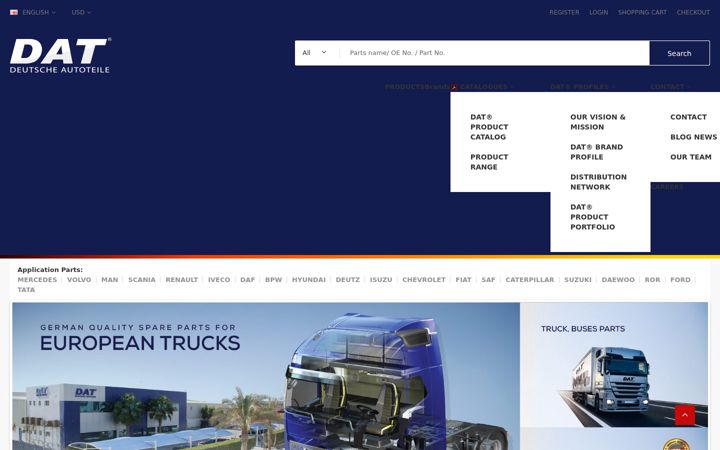 Screenshot of dat-germany.com