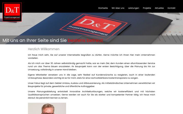 Screenshot of dat-projekt.de