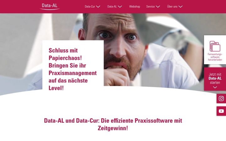 Screenshot of data-al.de