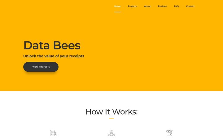 Screenshot of data-bees.com