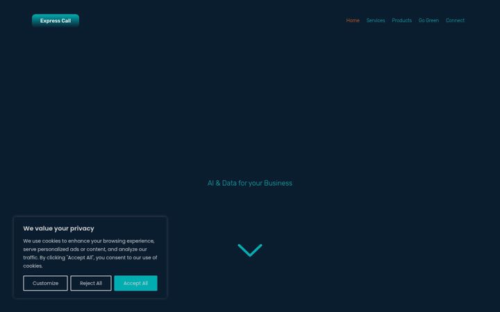 Kuvakaappaus sivustosta data-brain.ai