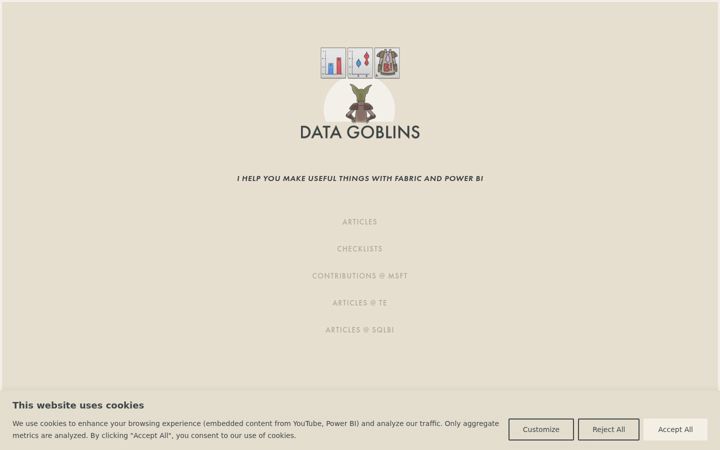 Screenshot of data-goblins.com