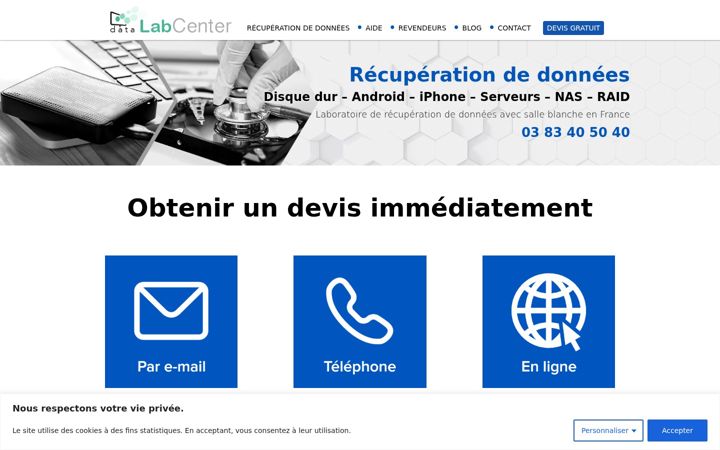 Zrzut ekranu data-labcenter.fr