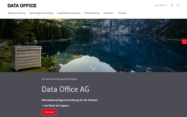 Screenshot of data-office.ch