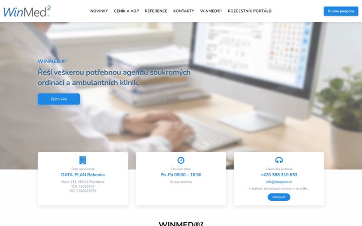 Skærmbillede af data-plan.cz