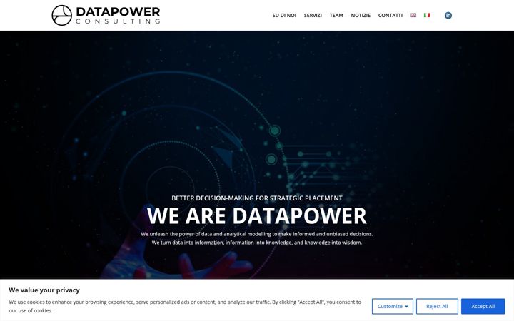 Screenshot of data-power.net