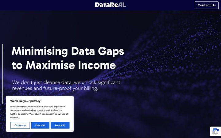 Screenshot of data-real.com