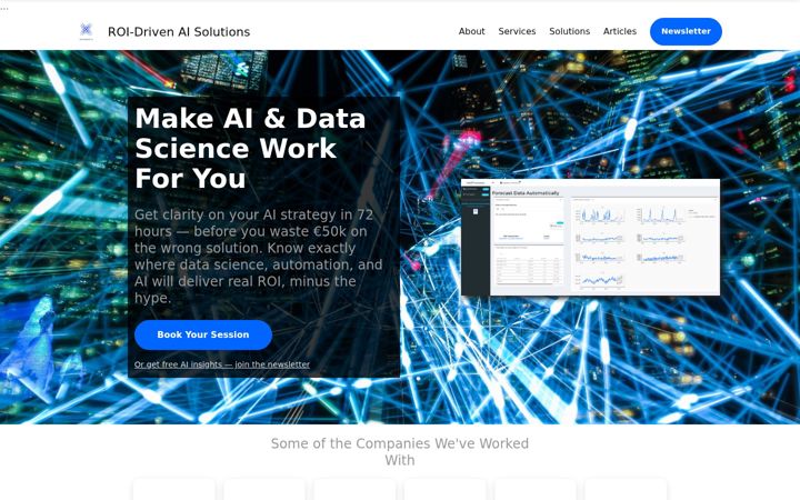 Screenshot of data-science-ai.com