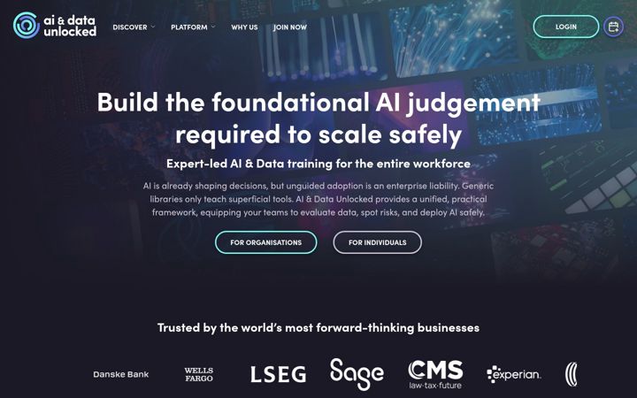 Screenshot of data-scienceunlocked.com