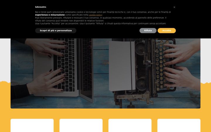 Screenshot stránky data-storytelling.it