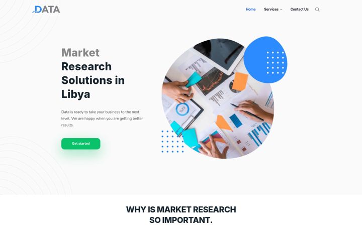 Screenshot of data.com.ly
