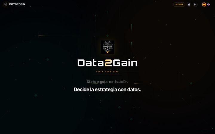 Screenshot of data2gain.com