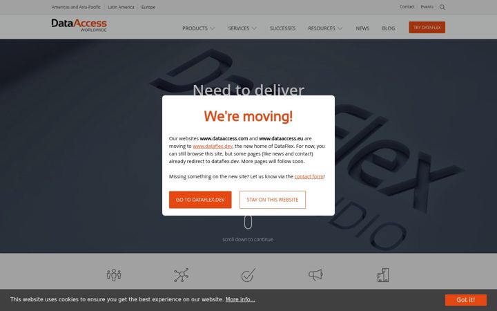 Screenshot of dataaccess.com