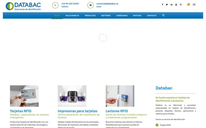 Screenshot di databac.es