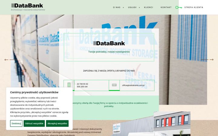 Screenshot του databank.com.pl