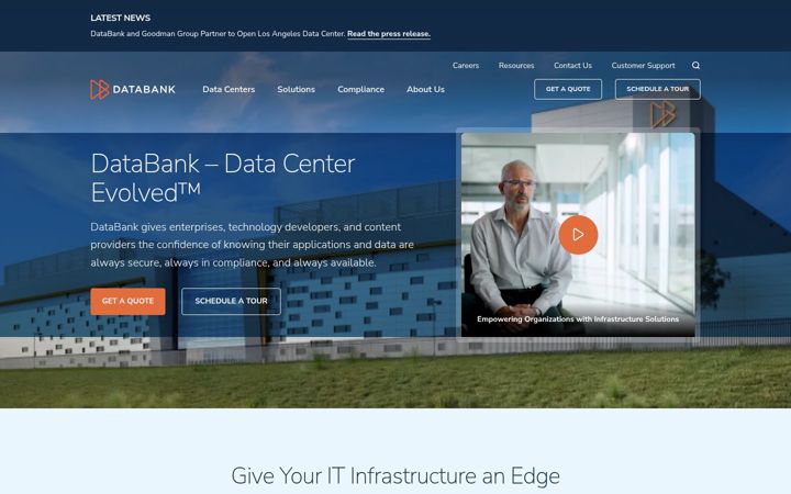 Screenshot di databank.com