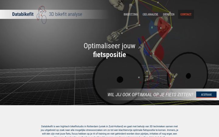 Ekrano kopija databikefit.nl