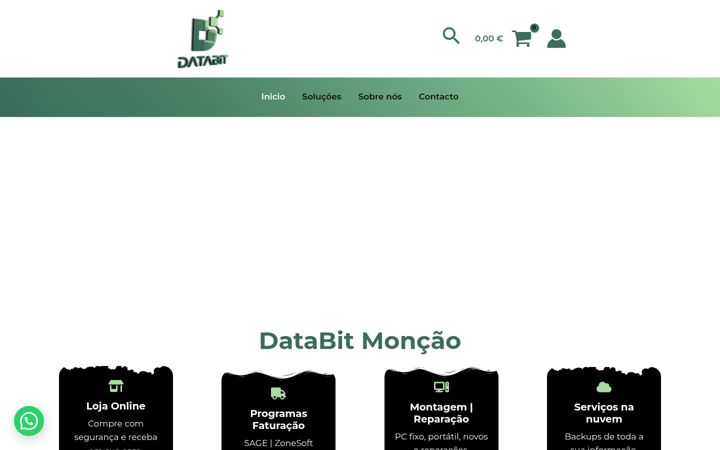 Screenshot of databit.pt
