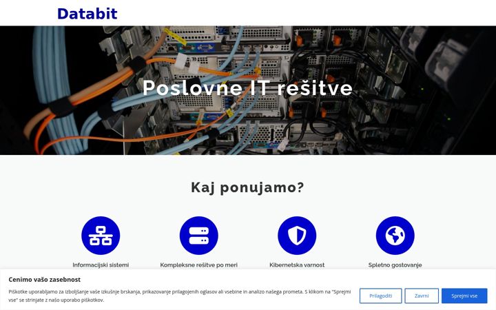Screenshot von databit.si