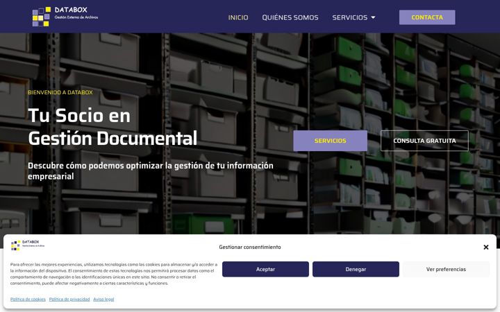Screenshot di databoxsl.es
