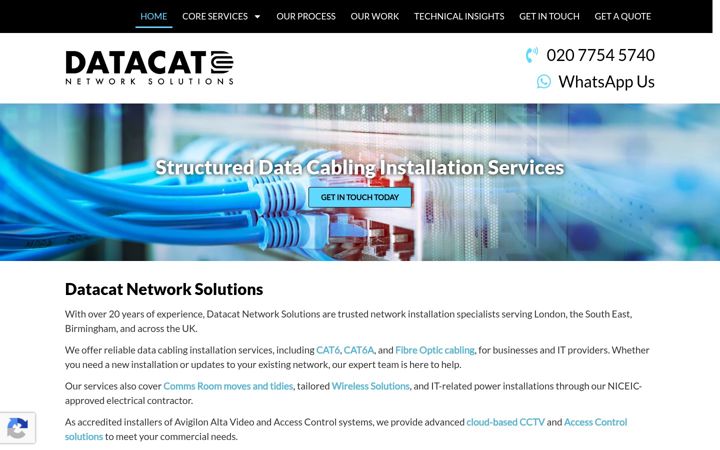 Ekrānuzņēmums no datacat.co.uk