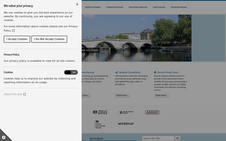 Screenshot of datacenta.net