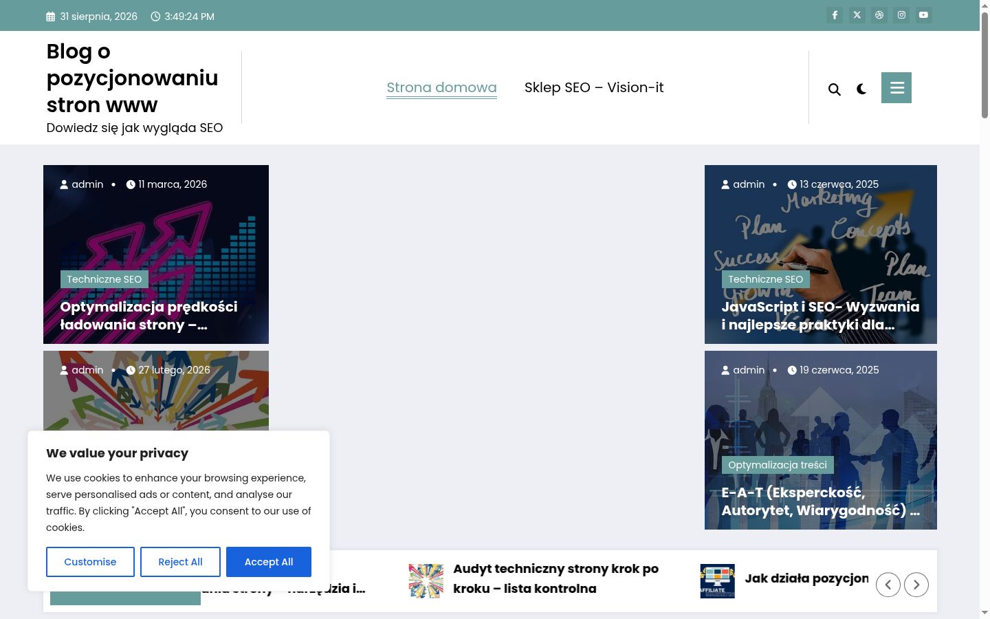 Screenshot van de toestemmingsbanner zoals getoond vóór enige interactie