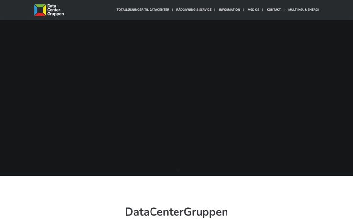 Screenshot of datacentergruppen.dk