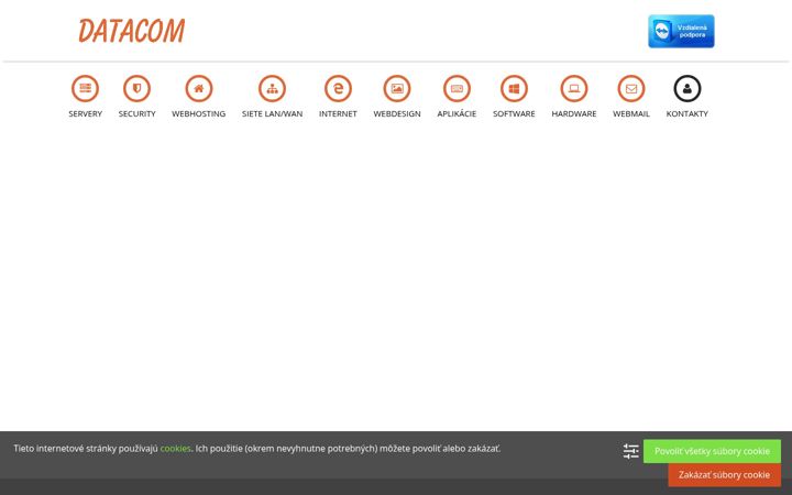 Screenshot of datacom.eu