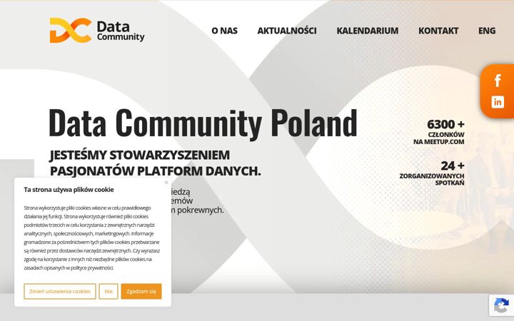 Screenshot of datacommunity.pl