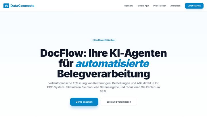 Zrzut ekranu dataconnects.de
