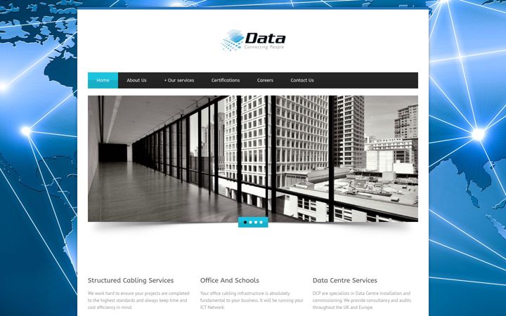 Screenshot of datacp.co.uk