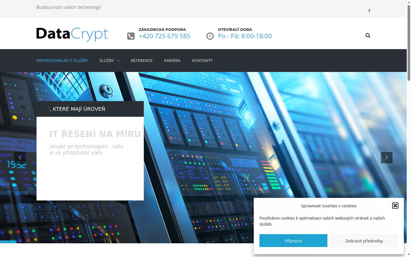 Screenshot tal-banner tal-kunsens muri qabel kwalunkwe interazzjoni